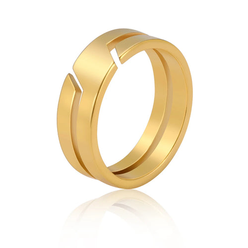 Skyrim Stainless Steel Ring for Men Women Black Minimalist Casual