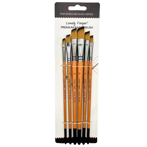 6pcs Artist Paint Brushes Set Artist Paintbrushes For Acrylic Oil