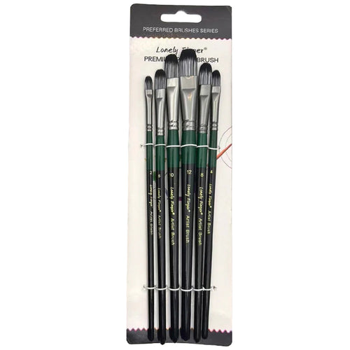 6pcs Artist Paint Brushes Set Artist Paintbrushes For Acrylic Oil