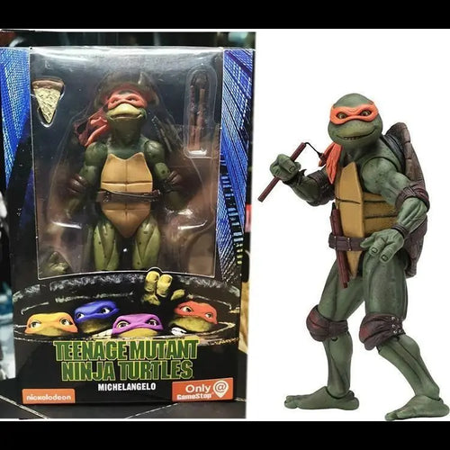Neca Ninja Turtles 1990 Movie Version Limited Edition 7 Inch Posable