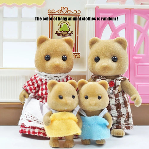Rabbit Doll 1/12 Micro Dollhouse Reindeer Sheep Elephant Squirrel