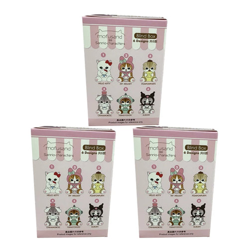 Mofusand Kitten X Kt Cat Cross-Dressing Sitting Posture Blind Box