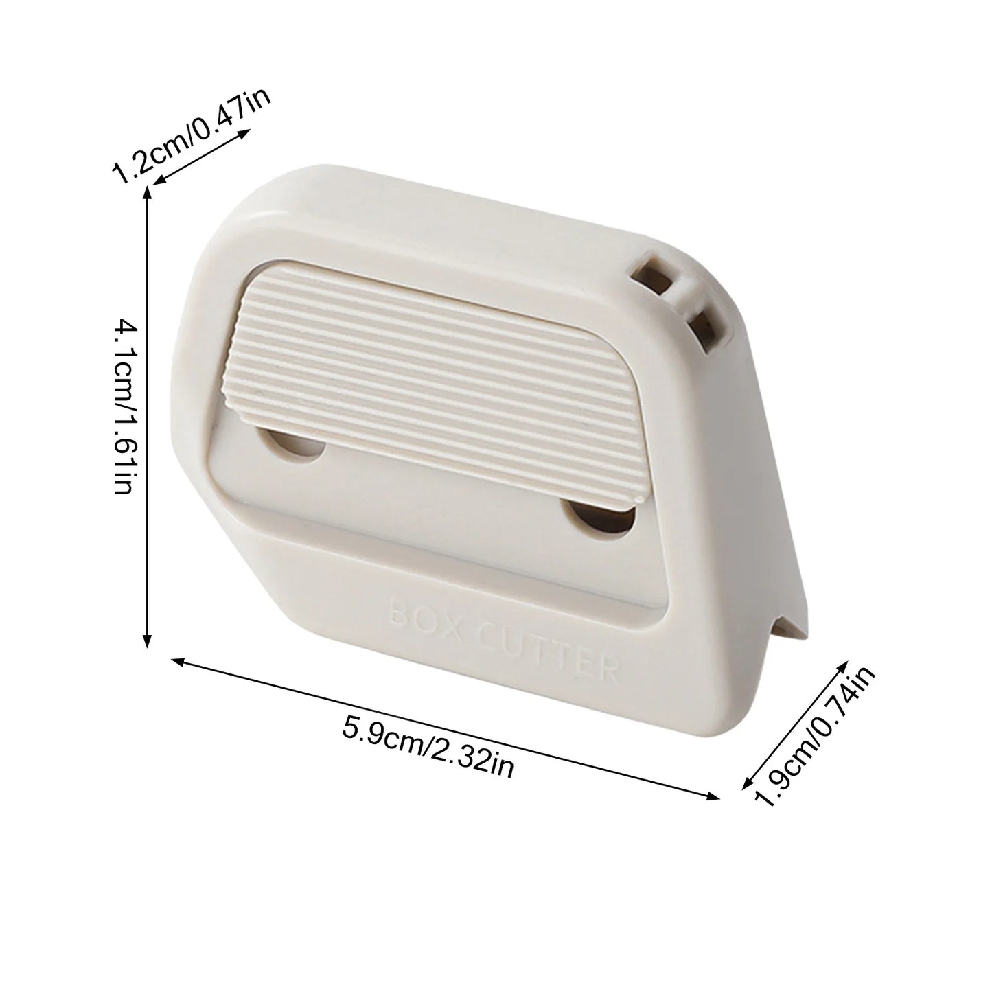 Portable Box Cutter Automatic Retractable Magnetic Anti Stick Safety