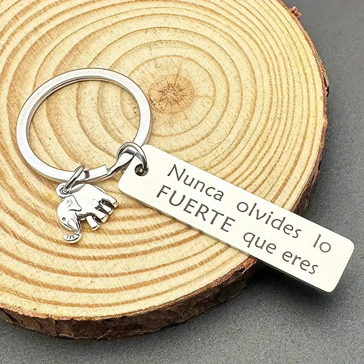 Inspirational Positive Energy Elephant Powdered Elephant Stainless