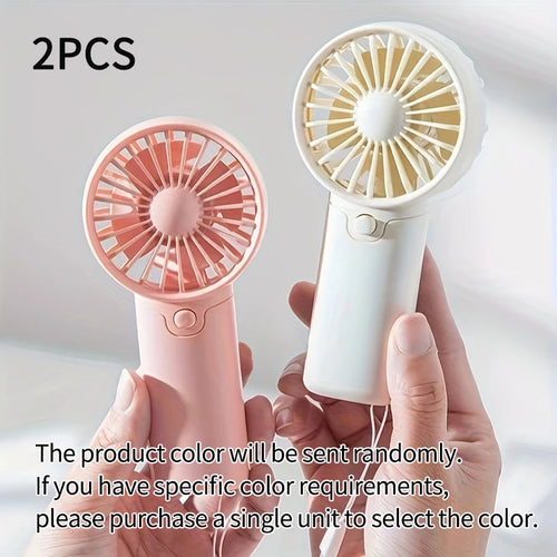 2025 Cute Mini Fan Portable Handheld Fan Lightweight Handy Fan Pocket