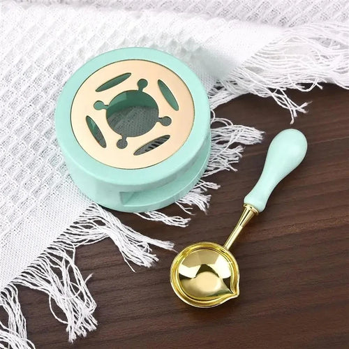 2/3pcs Wax Seal Set Wood Wax Melting Lacquer Furnace With