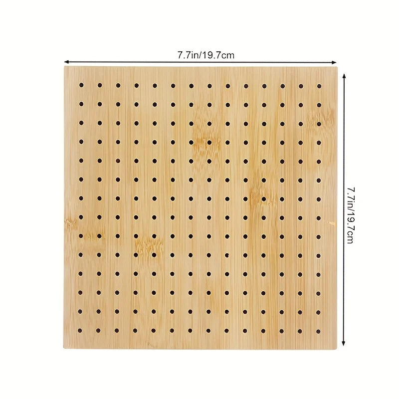 Crochet Block Plate, Block Plate for Crochet Weaving, Bamboo Grid