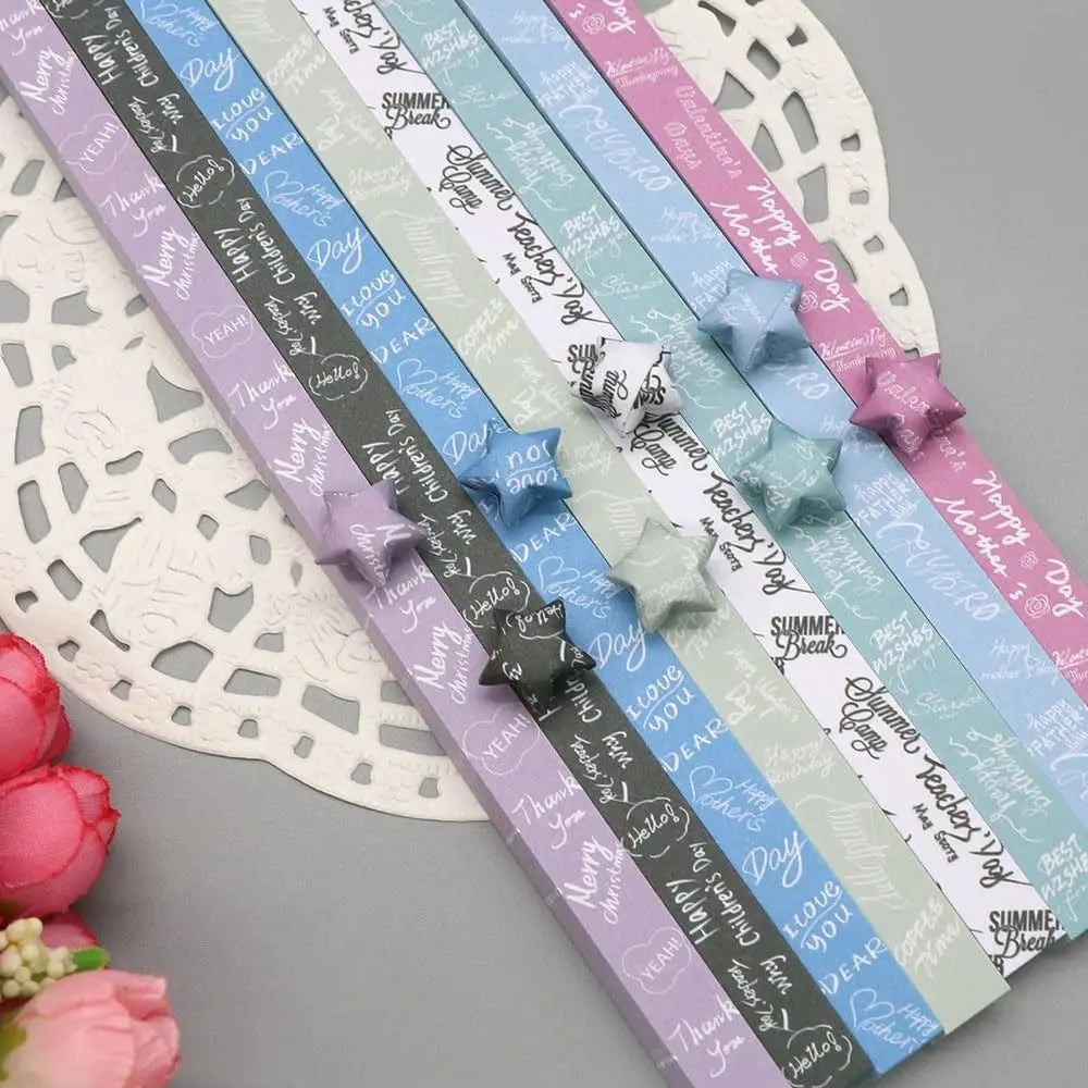 540 Sheets Origami Paper Stars DIY Hand Crafts Origami Lucky Star