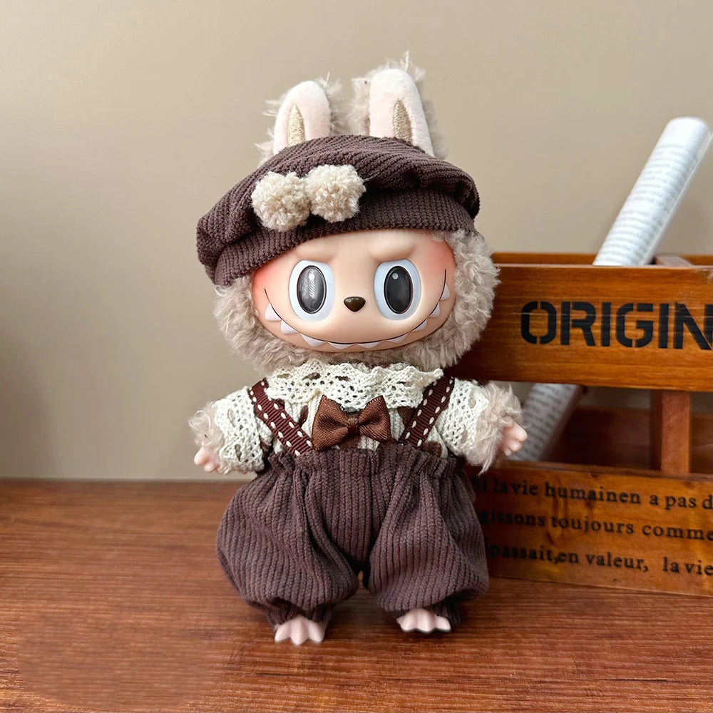 Plush Doll Multiple Styles Clothing Set For Labubu Outfit Accessories
