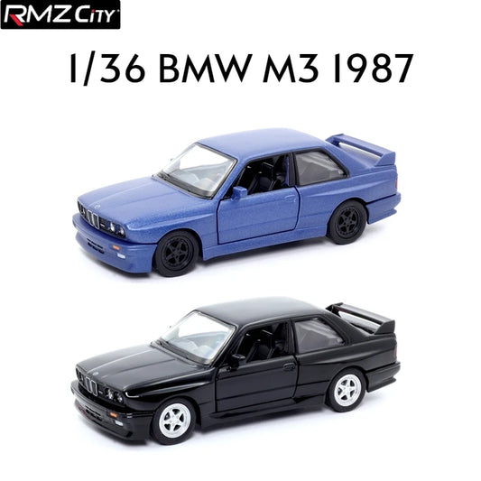 1/36 BMW M3 E30 1987 Classical Rally Toy Car Model For Children RMZ