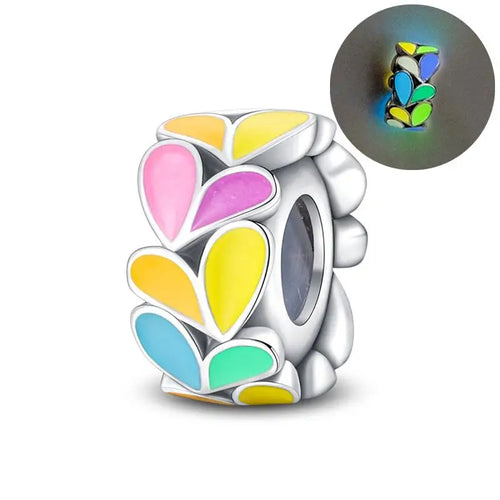 2024 New 925 Sterling Silver Luminous Charm Beads for 3mm Original
