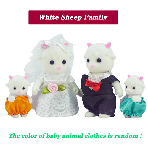 Rabbit Doll 1/12 Micro Dollhouse Reindeer Sheep Elephant Squirrel