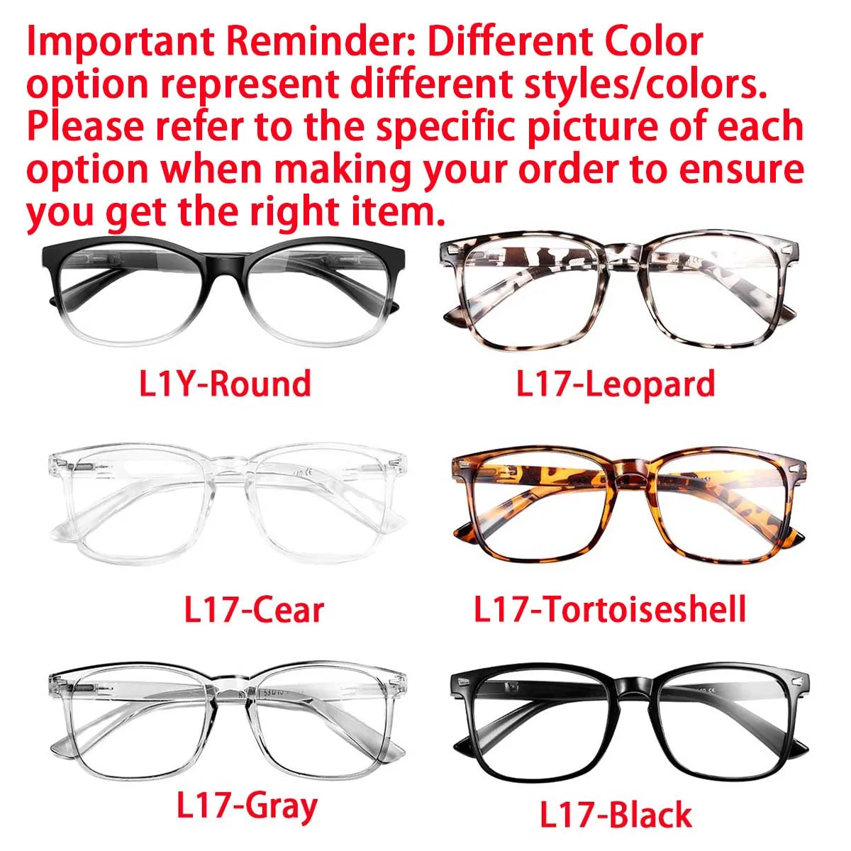1/2/3/4/5PCS VOPHA Auto-Focus Reading Glasses Lightweight PC Frame,