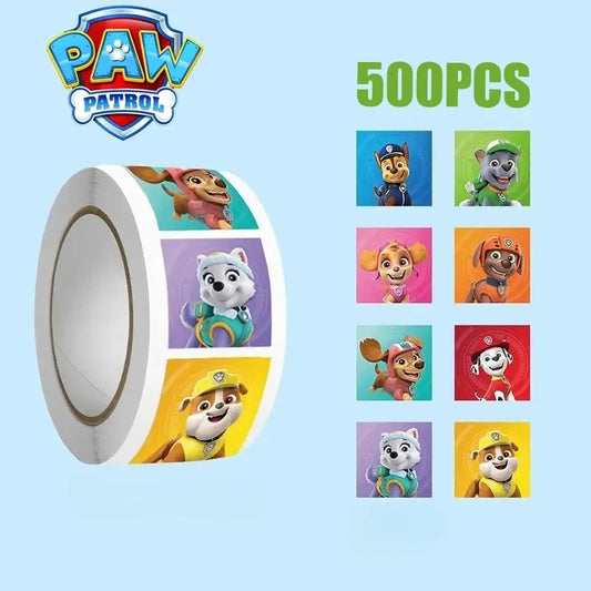 New 450PCS Paw Patrol Children's Cartoon Stickers Cute Kids Stationery