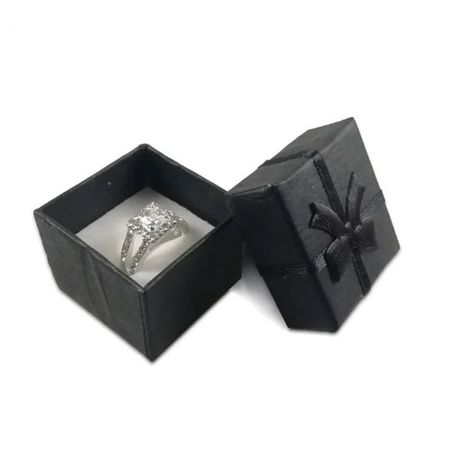 12pcs Paper Box Jewelry Packaging Box Multi-color Earrings Ring Box