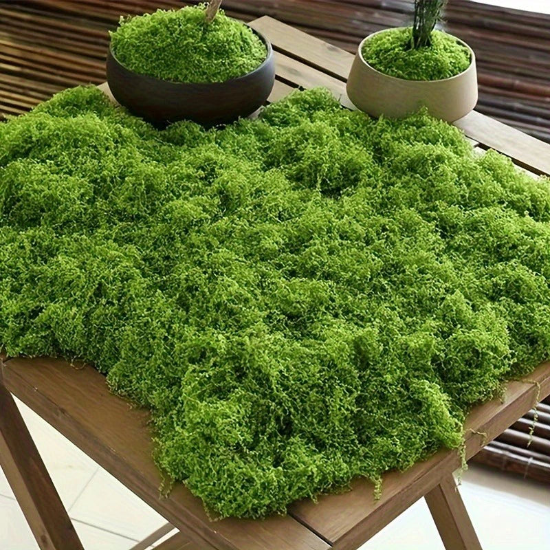 Green Fake Moss DIY Crafts Grass Artificial Moss Faux Preserved Moss