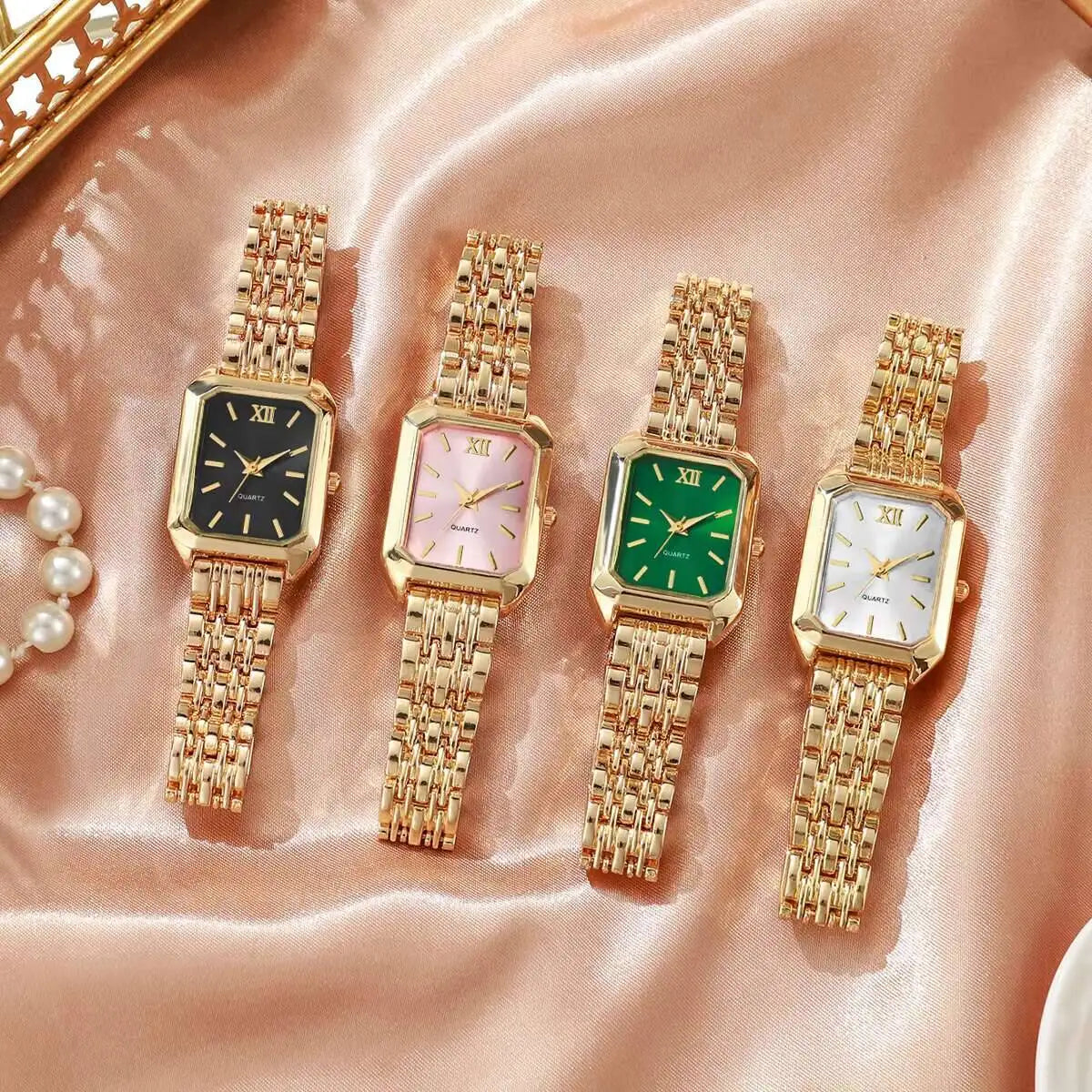 Fashion Rectangle Women Quartz Watch Luxury Analog Wristwatches Reloj