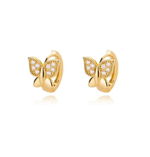 Stainless Steel Star Hoop Earings For Women 2024 Trend New In Luxury