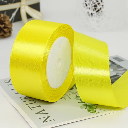 25yards/Roll 40mm Satin Ribbons Crafts Bow DIY Gift Wrap Wine Red