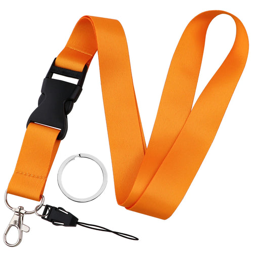 Fashion Mobile Phone Lanyard Pure Color Neck Strap Credencial Teacher