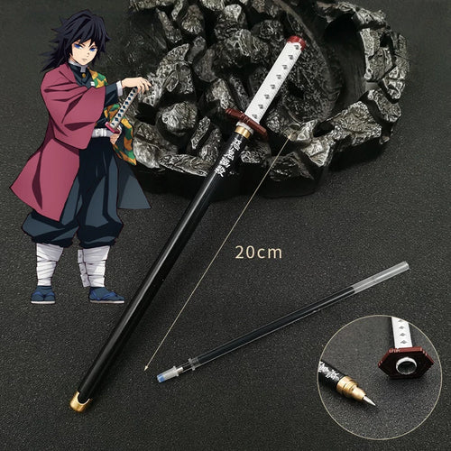 20cm Demon Slayer Signature Pen Mitsuri Shinobu Alloy Real Size