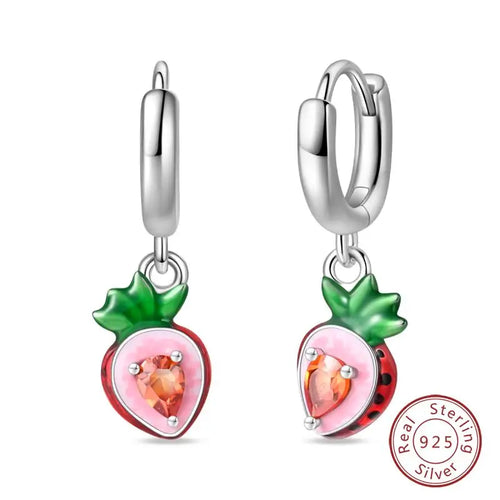 Hot 925 Sterling Silver Earrings Charm Simple Shining Lotus Zircon