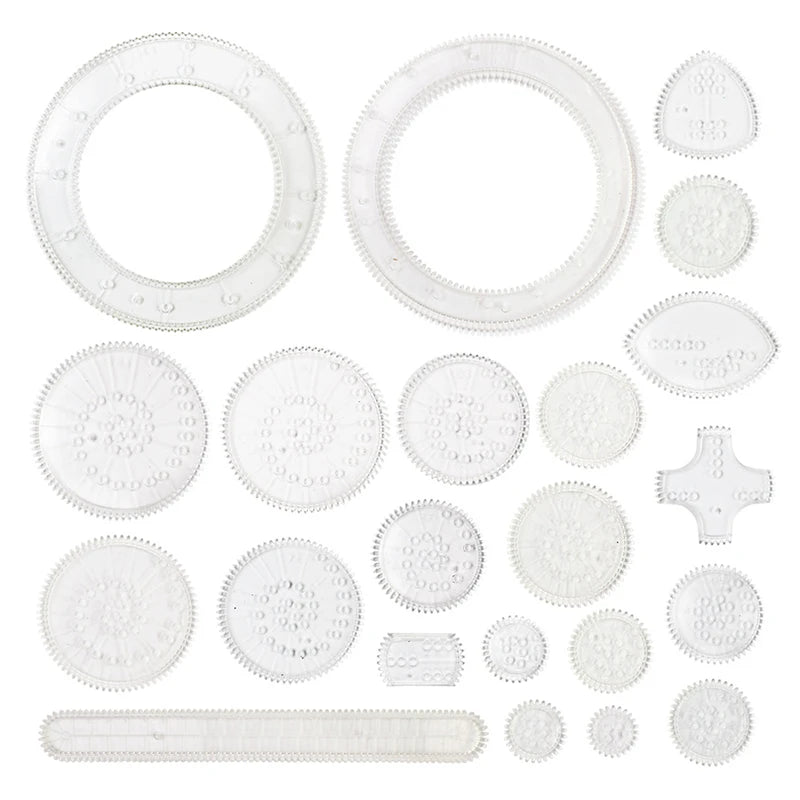 22pcs Spirograph Spiral Art Drawing Kit The Classic Way to Make
