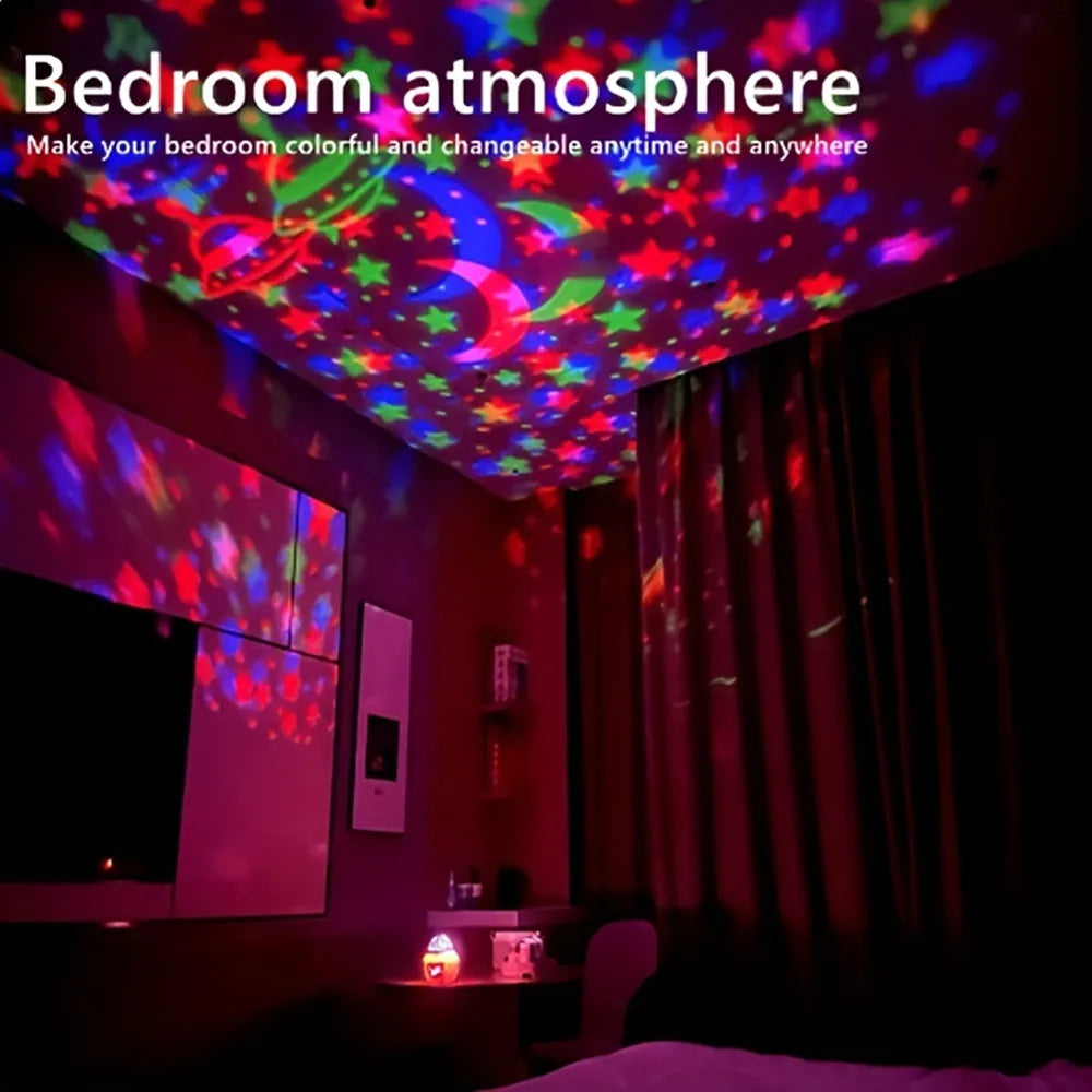 Mini Party KTV Lamp USB LED NightLights Starry Sky Galaxy Projector