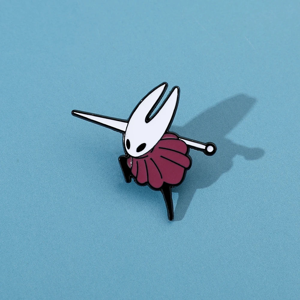 Hollow Knight Enamel Pins Cute Cartoon Metal Brooch Game Jewelry Badge