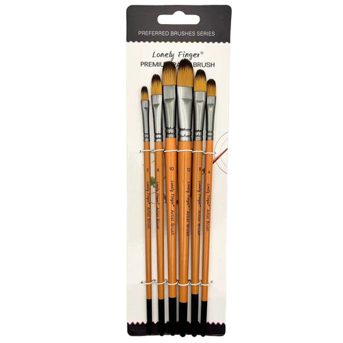 6pcs Artist Paint Brushes Set Artist Paintbrushes For Acrylic Oil