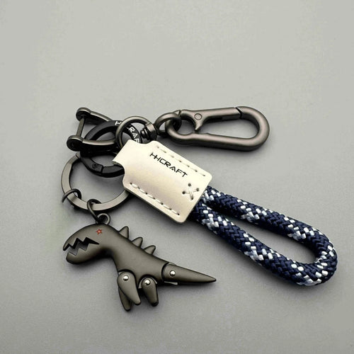Motorcycle Decoration Accessories and Car Keychain Single Leather