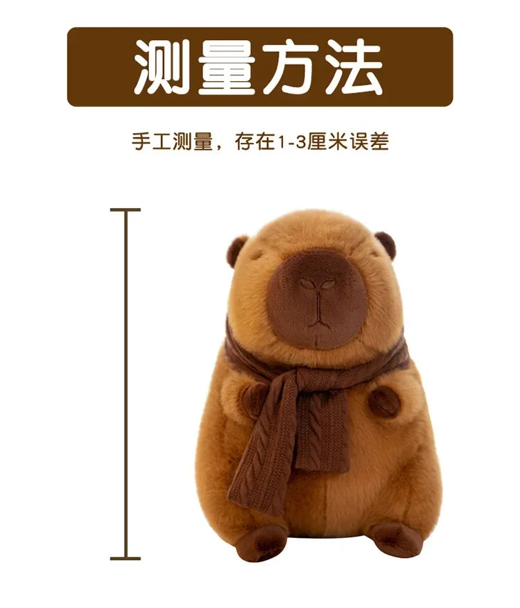 25-30CM Hot Plush Stuffed Doll Cute Scarf Pufferfish Plush Kawaii