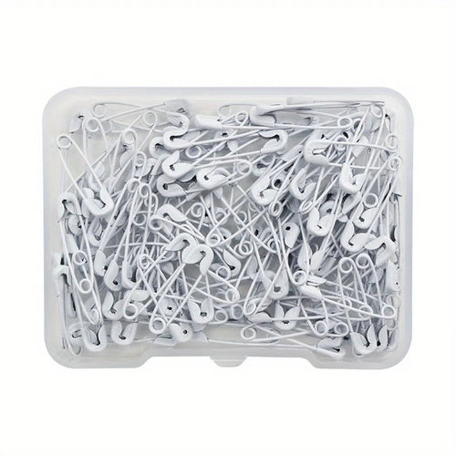 120Pcs Safety Pins Colored Metal Safety Pins with Storage Box Small
