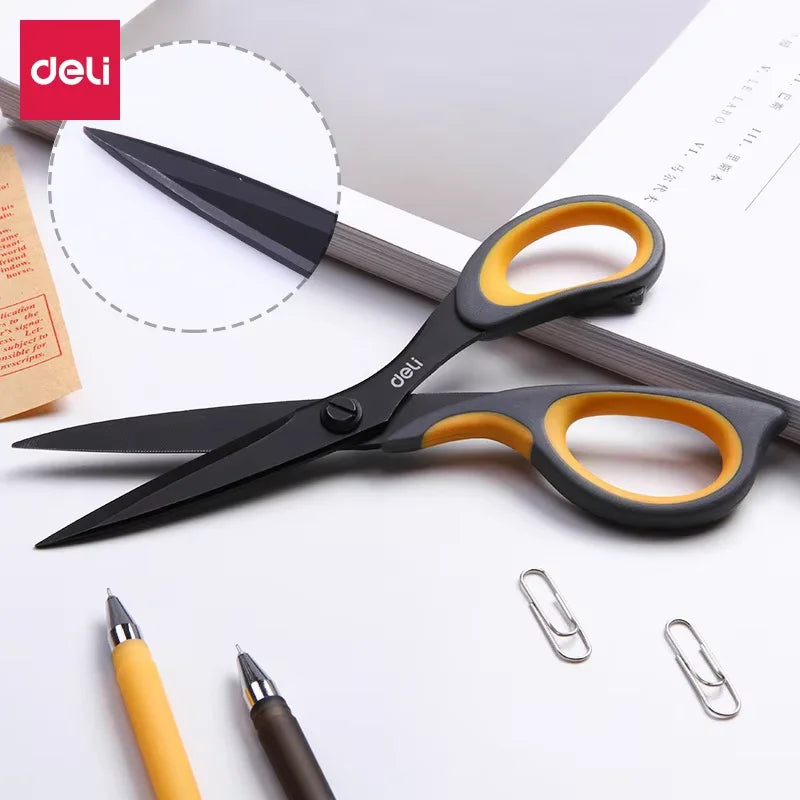 DELI Soft Handle Scissors for Office & Home Use - Durable Sharp