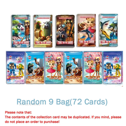 8/288Pcs Collection Cards Italian Brainrot Tungtungtung Sahur