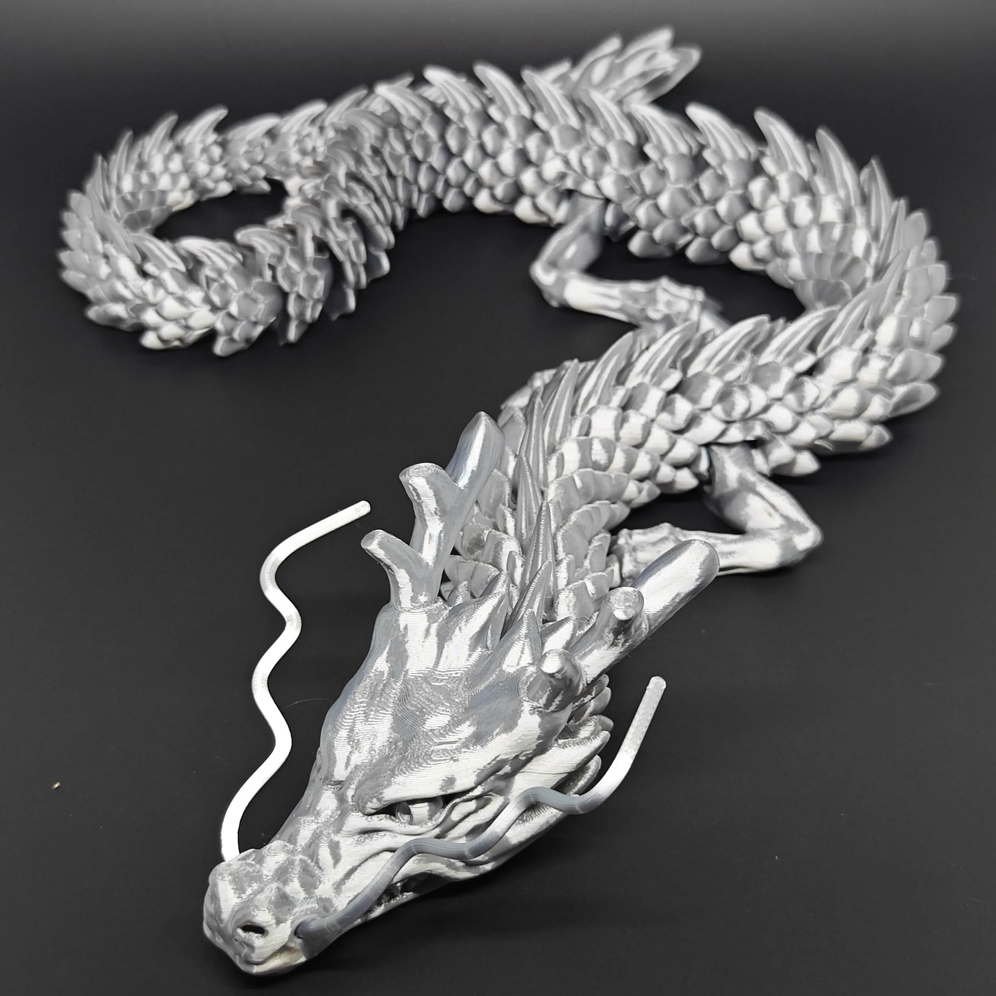 88CM 3D Printed Gem Dragon Crystal Fidget Toy Rotatable Articulated