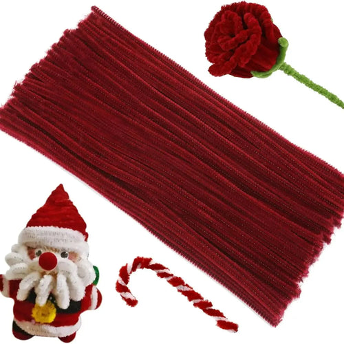 100/200/300 Pcs Creative Crafting Pipe Cleaners Supplies for DIY