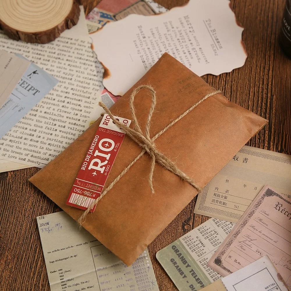 Mr.paper 10pcs/set Vintage Kraft Paper Envelope Creative Nostalgic