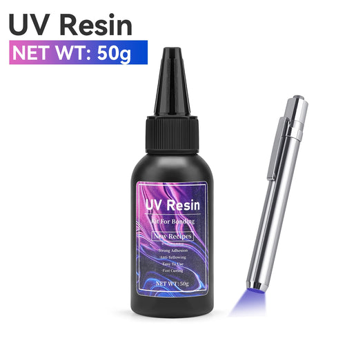 20g/30g/50g UV Epoxy Resin Glue DIY Jewelry Making High Transparency