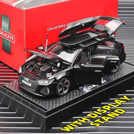 1:32 RS6 Model Car, Black Edition: Customized for Kids Realistic