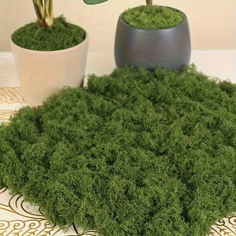 Green Fake Moss DIY Crafts Grass Artificial Moss Faux Preserved Moss