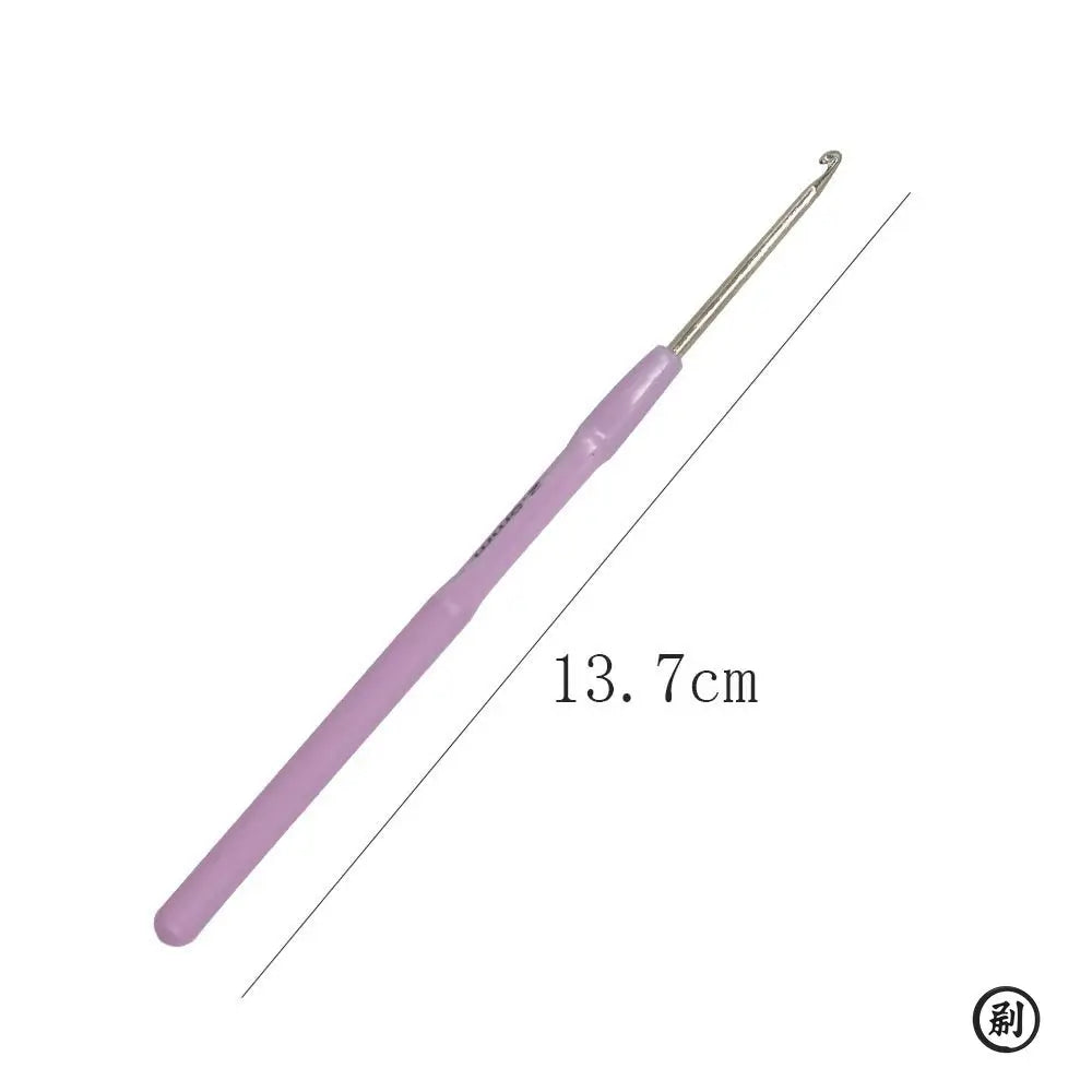 3pcs Crochet Hooks Plastics Handle Knitting Needles for Yarn DIY Craft