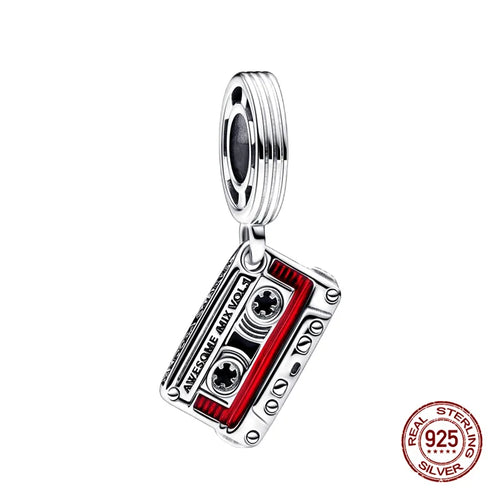 New S925 sterling silver Disney Mickey Mouse pendant bead suitable Fit