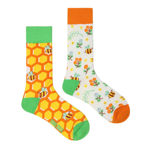 1 Pair Man Women Sock Original AB Tide Socks Colorful Cat Dog Koala