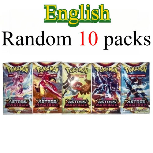 10 Pokémon Card Packs, Bright Stars,151 Prismatic Evolutions,PALDEAN