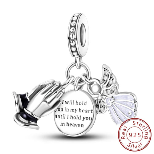 Hot Sale Charm Bead Pendant 925 Sterling Silver Firefly Love Heart