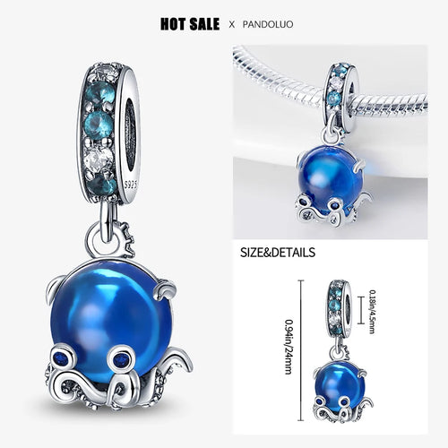 Sterling Silver 925 Devil Eye Charm Owl Miracle Beads Suitable for