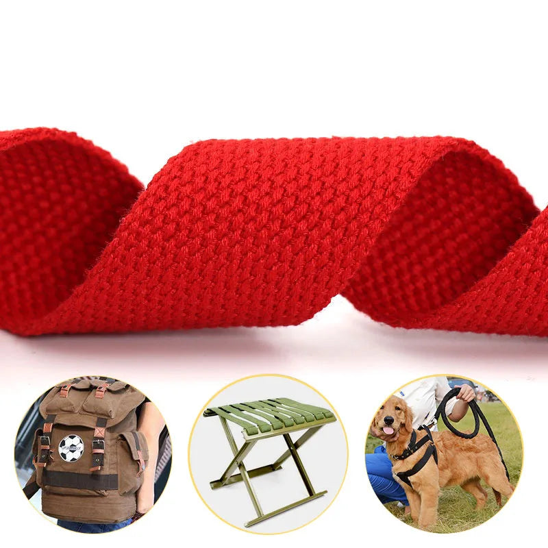 5M Cotton Webbing Suspenders Craft Supplies DIY Decorative Sewing