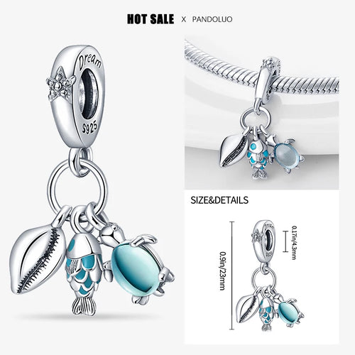 Sterling Silver 925 Devil Eye Charm Owl Miracle Beads Suitable for