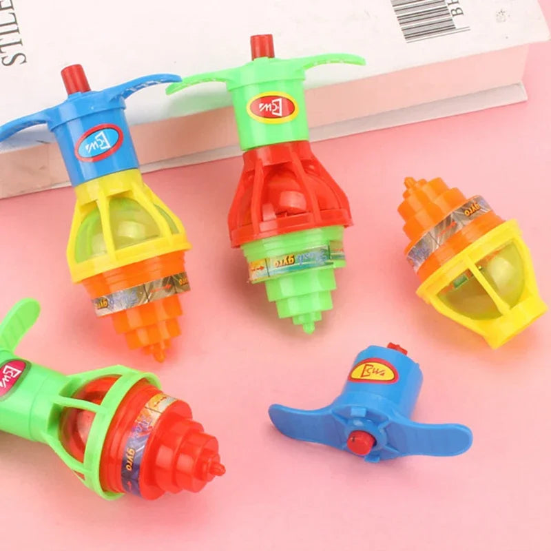 10-20PC Glow Rotating Gyro Kid Toys Birthday Party Favor Gifts